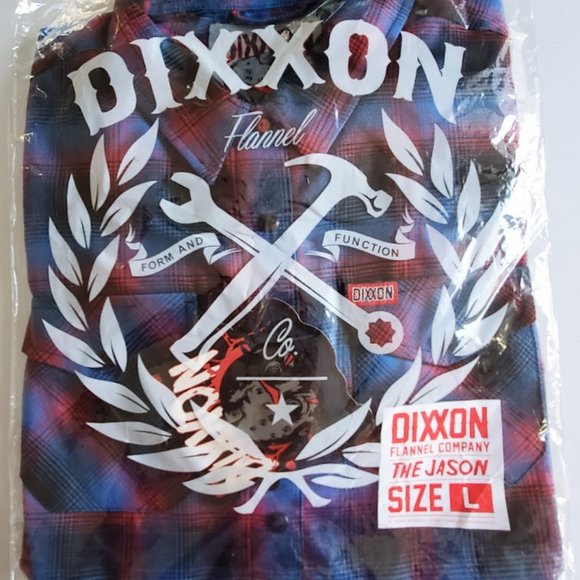 DIXXON Flannel Co The JASON Women's Long Sleeve Flannel Shirt L - Picture 9 of 11